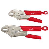 Milwaukee 2 PC TORQUE LOCK™ Curved Jaw Locking Pliers Set — 48-22-3402