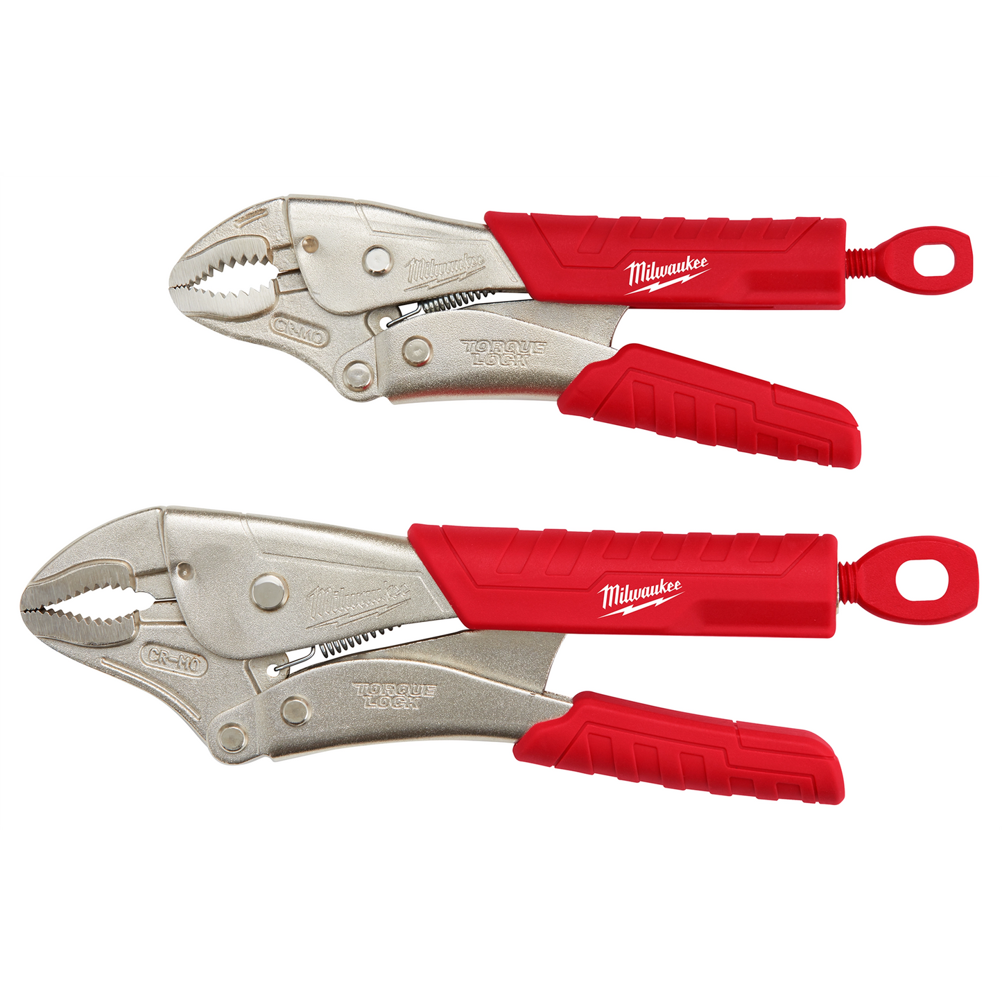 Milwaukee 2 PC TORQUE LOCK™ Curved Jaw Locking Pliers Set — 48-22-3402