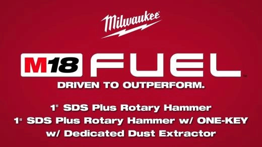 Milwaukee M18 FUEL™ 1" SDS Plus Rotary Hammer — 2912-20