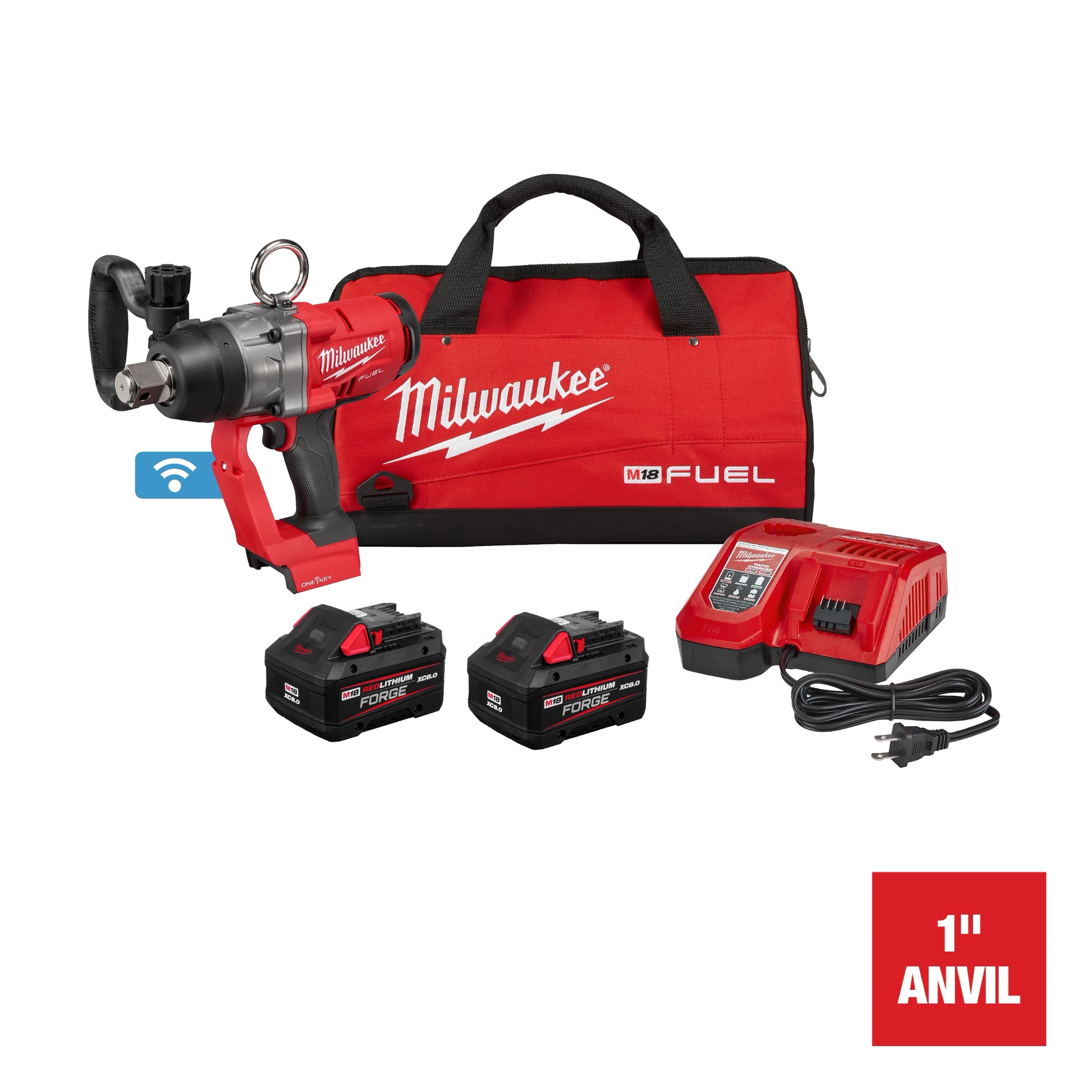 Milwaukee M18 FUEL™ 1" High Torque Impact Wrench w/ ONE-KEY™ Kit — 2867-22