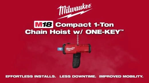 Milwaukee M18™ Compact 1-Ton Chain Hoist w/ ONE-KEY™ — 2983-22HD