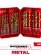 Milwaukee 29 PC SHOCKWAVE™ Impact Duty RED HELIX™ Titanium Drill Bit Set — 48-89-4672