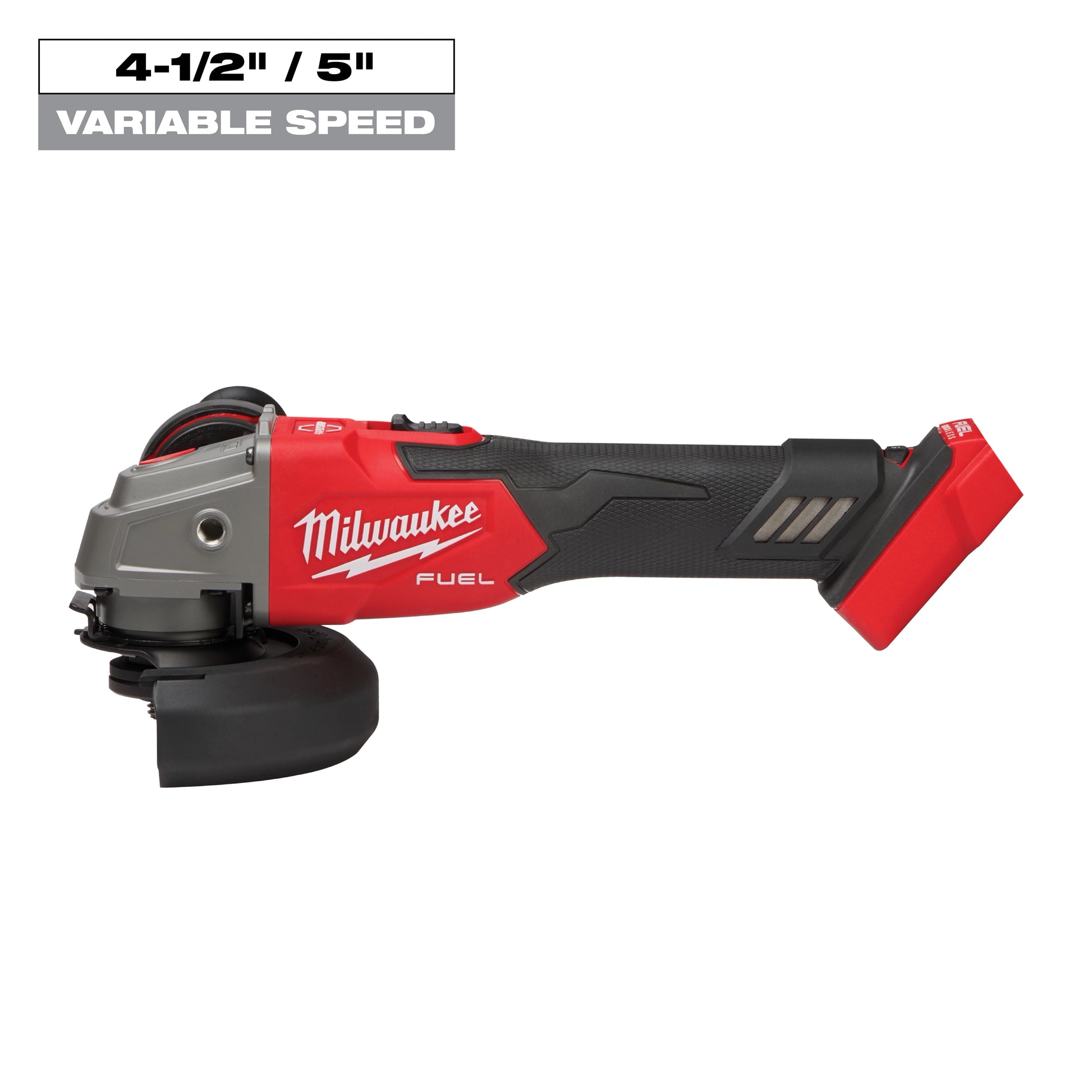 Milwaukee M18 FUEL™ 4-1/2" / 5" Variable Speed Braking Grinder, Slide Switch Lock-On — 2889-20