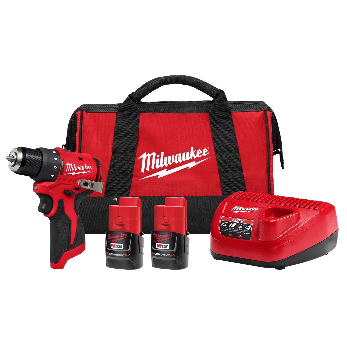 Milwaukee M12™ Subcompact Brushless 3/8" Drill/Driver Kit — 3401-22
