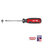 Milwaukee #2 Square 4" Cushion Grip Screwdriver (USA) — MT218