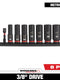 Milwaukee 8 PC SHOCKWAVE™ Impact Duty 3/8