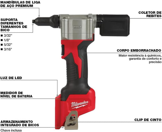 Milwaukee 2550-20 M12 Cordless Rivet Tool (Tool Only)