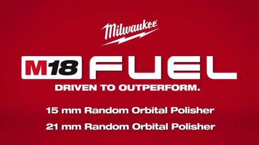 Milwaukee M18 FUEL™ 15mm Random Orbital Polisher Kit — 2684-22HD