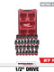 Milwaukee 27 PC SHOCKWAVE™ Impact Duty Socket 1/2” Drive MM & SAE Set with PACKOUT™ — 49-66-6804