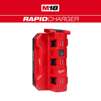 Milwaukee M18™ Six Bay Daisy Chain Rapid Charger w/ PACKOUT™ Compatibility — 48-59-1817