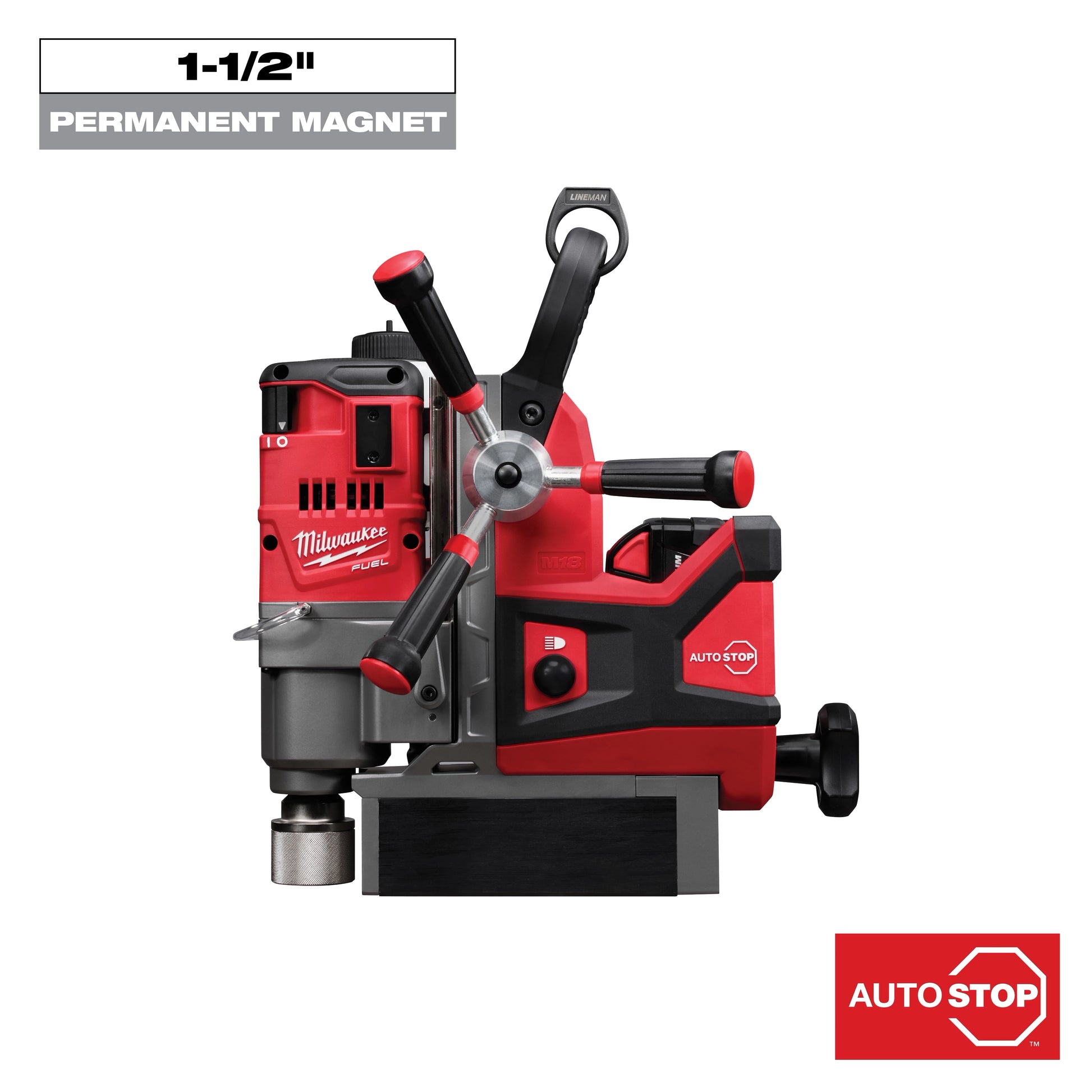 Milwaukee M18 FUEL™ 1-1/2" Lineman Magnetic Drill High Demand™ Kit — 2788-22HD