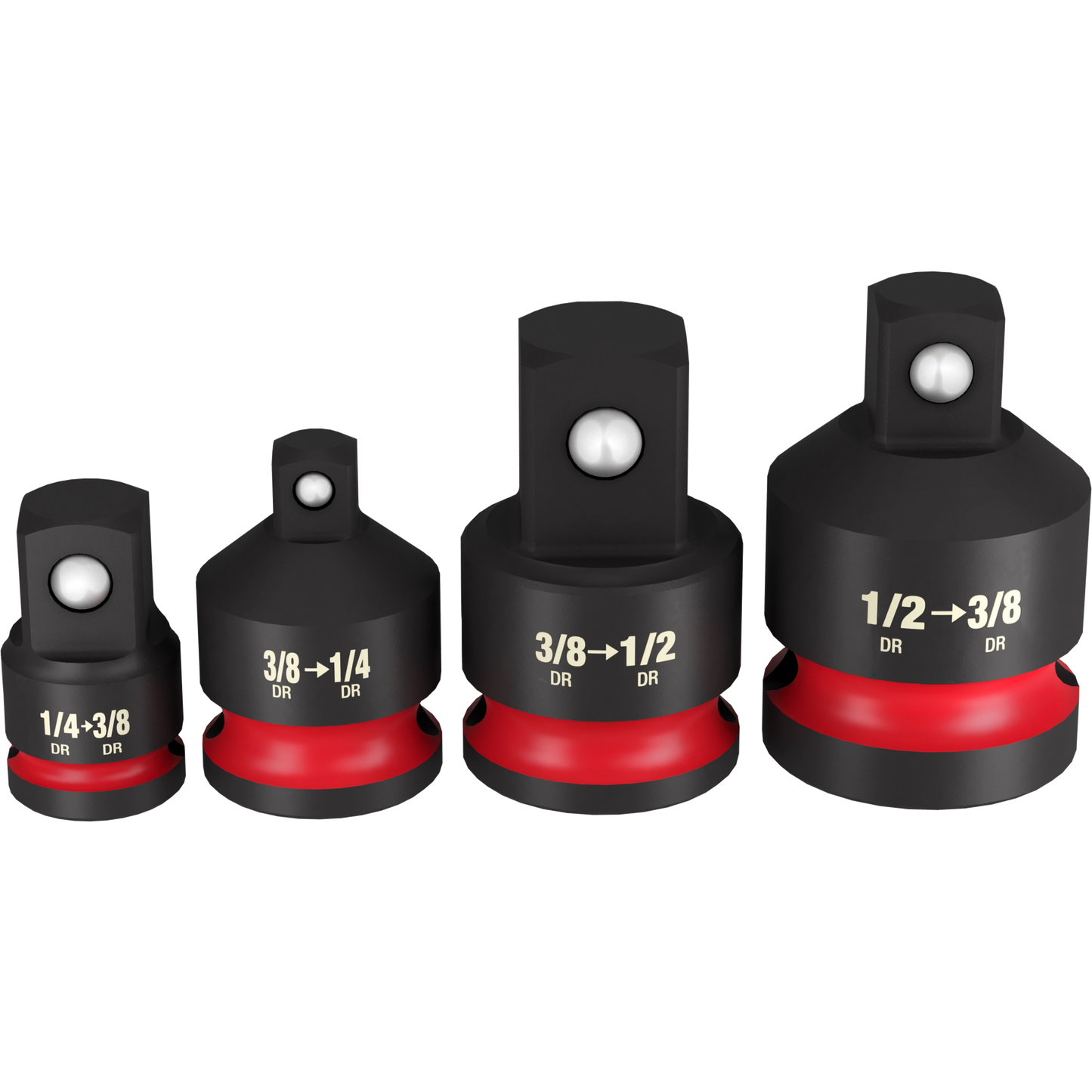 Milwaukee SHOCKWAVE™ Impact Duty 1/4"-1/2"Drive Adapter Set — 49-66-6742