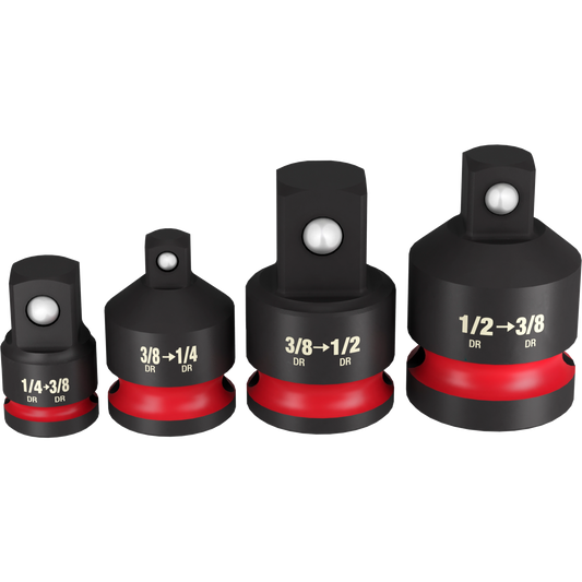 Milwaukee SHOCKWAVE™ Impact Duty 1/4"-1/2"Drive Adapter Set — 49-66-6742