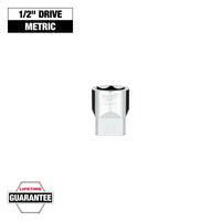 Milwaukee 1/2" Drive 23MM Metric 6-Point Socket with FOUR FLAT™ Sides — 45-34-9124