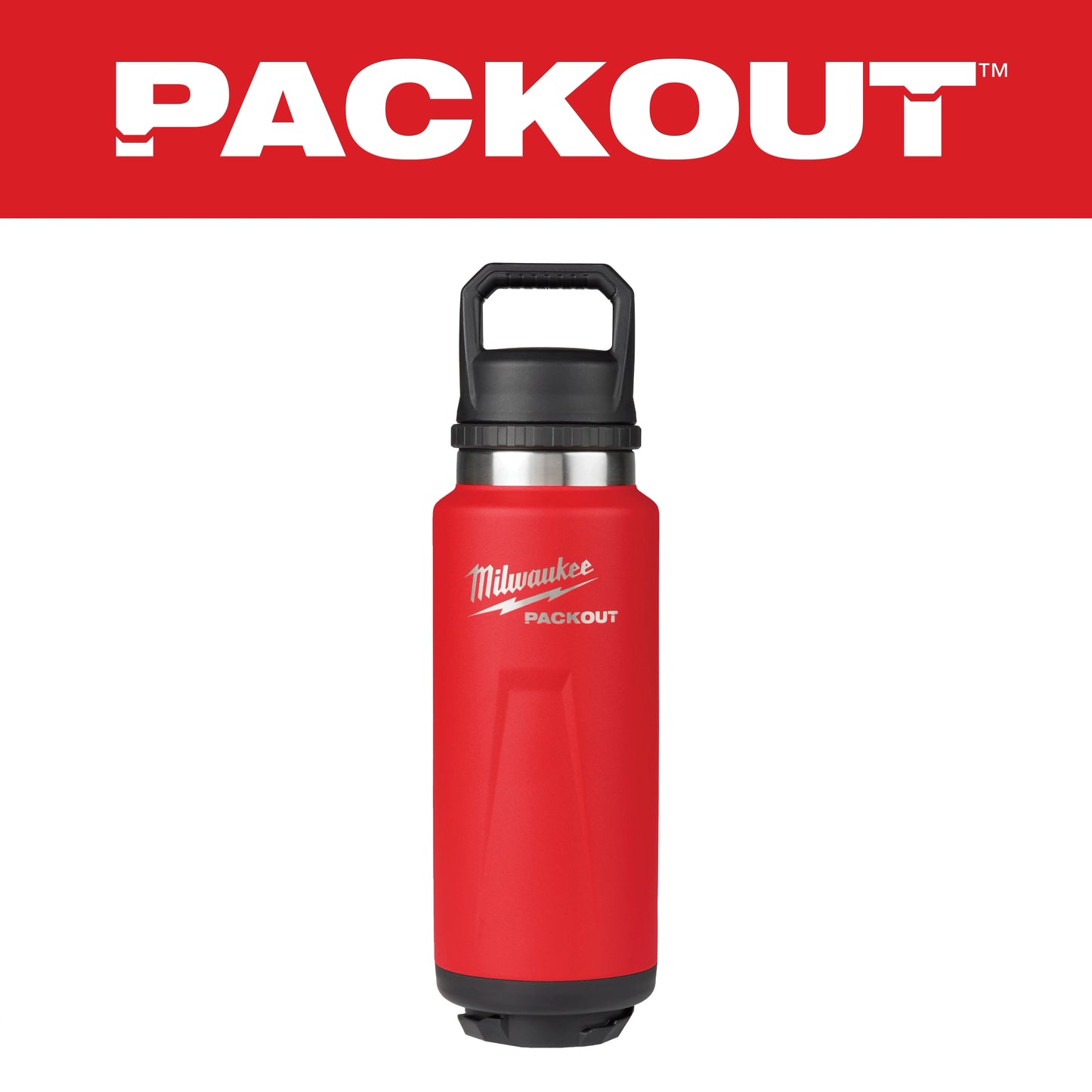 Milwaukee PACKOUT™ 36 oz Insulated Bottle with Chug Lid — 48-22-8397R