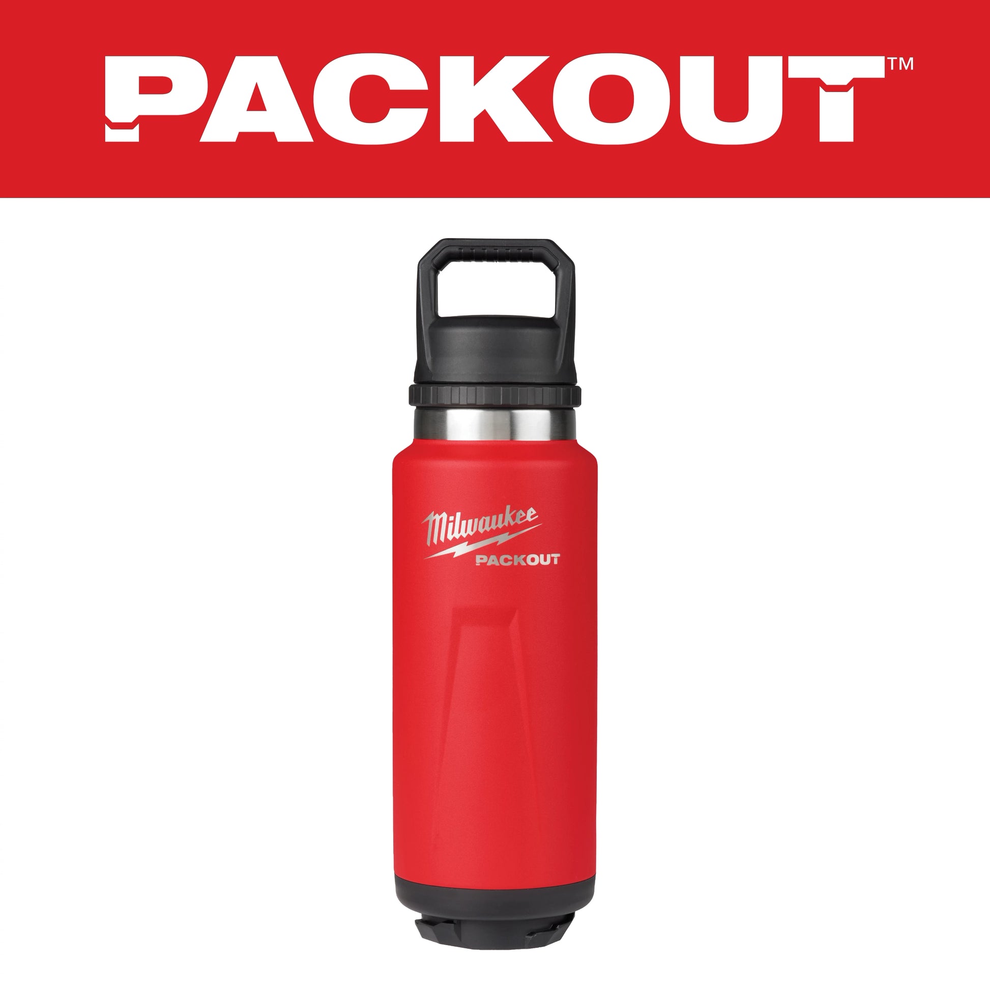 Milwaukee PACKOUT™ 36 oz Insulated Bottle with Chug Lid — 48-22-8397R