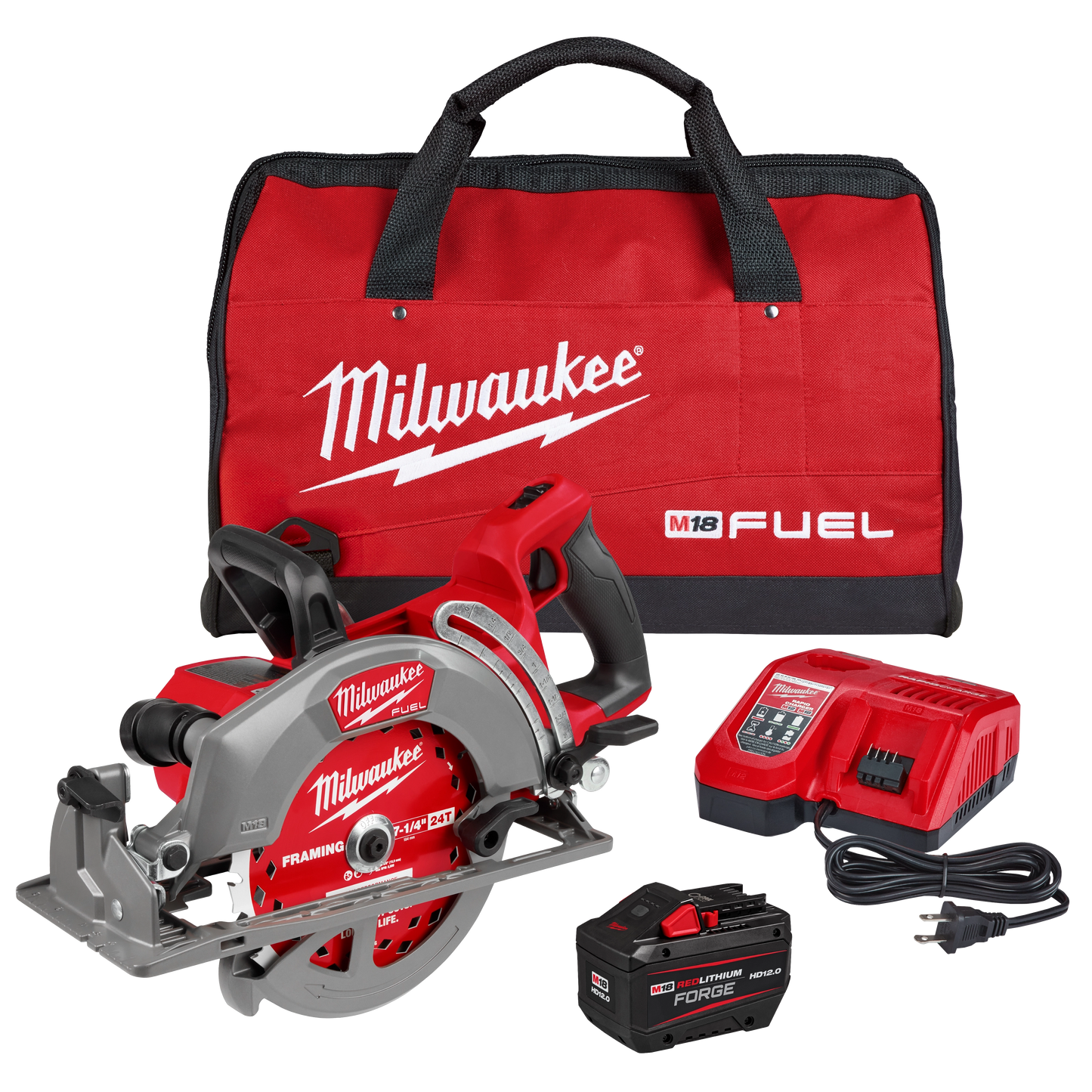 Milwaukee M18 FUEL™ 7-1/4" Rear Handle Circular Saw Kit — 2930-21HD