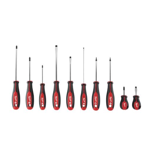 Milwaukee 10 pc Screwdriver Kit — 48-22-2710