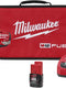 Milwaukee 2551-22 M12 FUEL SURGE 1/4 in. Hex Hydraulic Driver, 2 Battery Kit