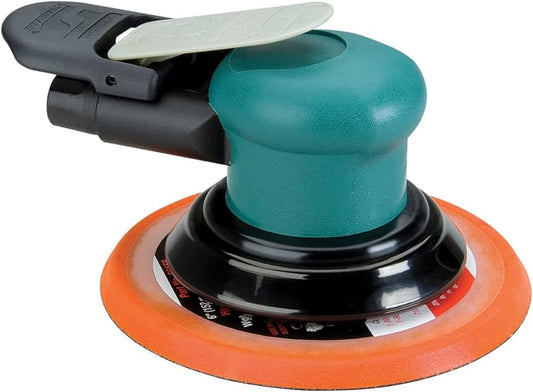 DYNABRADE® Dynorbital-Spirit® 6" Random Orbital Sander, 3/16" Orbit, Hook-Face Pad, 59179