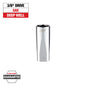 Milwaukee 3/8" Drive 3/4" SAE Deep Socket with FOUR FLAT™ Sides — 45-34-7500
