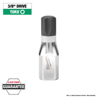 Milwaukee 3/8" Drive T60 TORX® Bit Socket — 45-34-1019