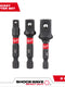 Milwaukee SHOCKWAVE™ Impact Duty Hex Shank Socket Adapter Set — 48-32-5033