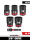 Milwaukee 6 PC SHOCKWAVE™ Impact Duty 3/8