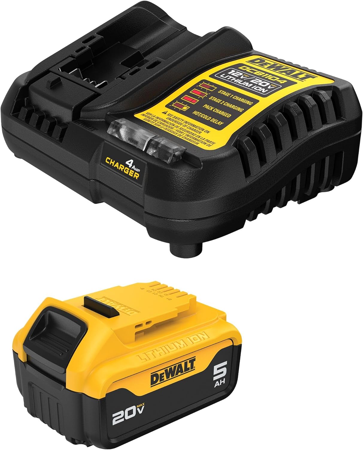 DeWALT DCB205C 20V MAX 5.0Ah Battery and Charger Kit