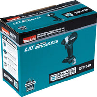 Makita XDT15ZB 18V LXT Lithium-Ion Sub-Compact Brushless Cordless Impact Driver, Tool-Only