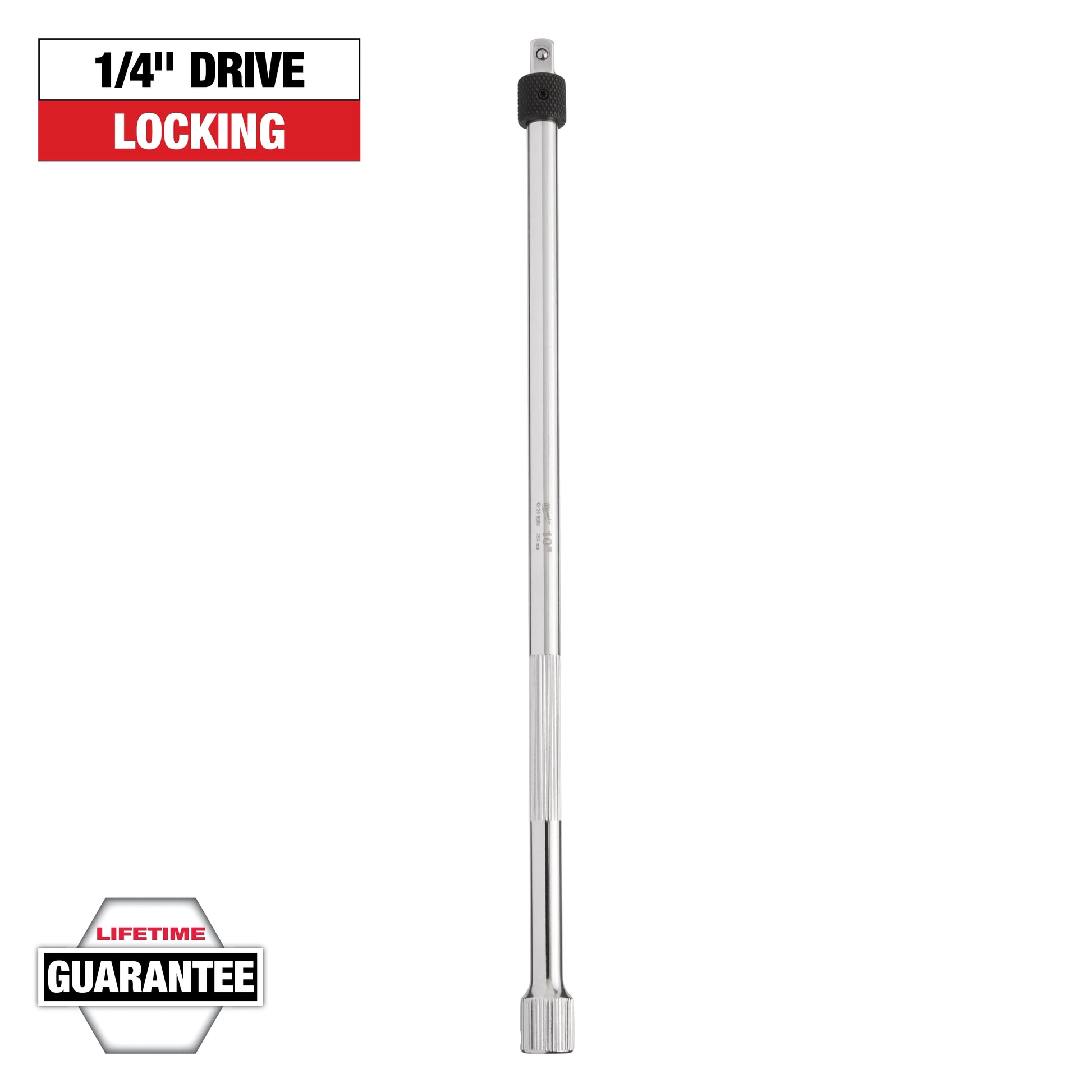Milwaukee 1/4" Drive 10" Locking Extension — 43-24-9302