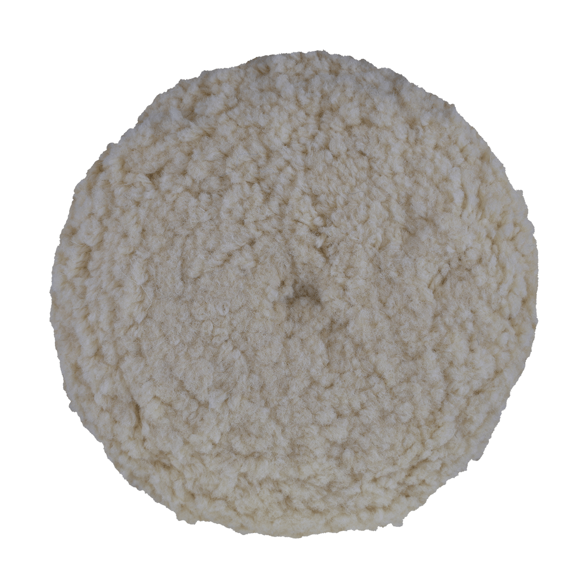 Buff and Shine 7503G 7.5 in Natural Wool Cutting Pad — 1.5 in Pile