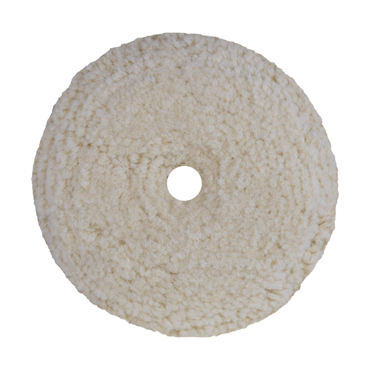 Buff and Shine 7503N 7.5 in Bolt-On Wool Cutting Pad, 1.5 in Pile