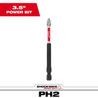 Milwaukee SHOCKWAVE™ Impact Duty 3-1/2” Impact Duty Phillips #2 Power Bit — 48-32-4562