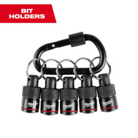 Milwaukee 5 PC Bit Holder with Carabiner — 48-32-4537