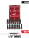 Milwaukee 16 PC SHOCKWAVE™ Impact Duty Socket 1/2” Drive 16 PC MM Set with PACKOUT™ — 49-66-6803