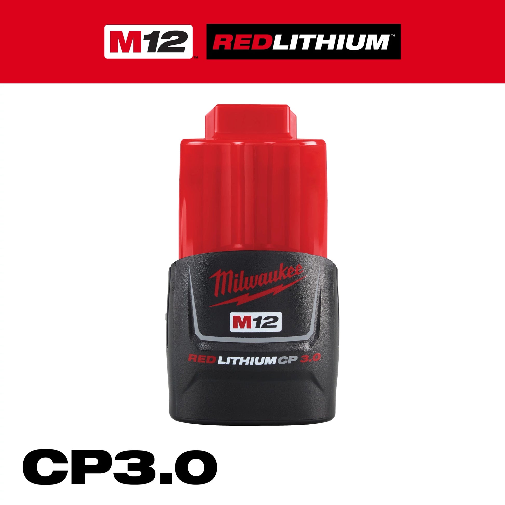 Milwaukee M12™ REDLITHIUM™ 3.0 Compact Battery Pack — 48-11-2430