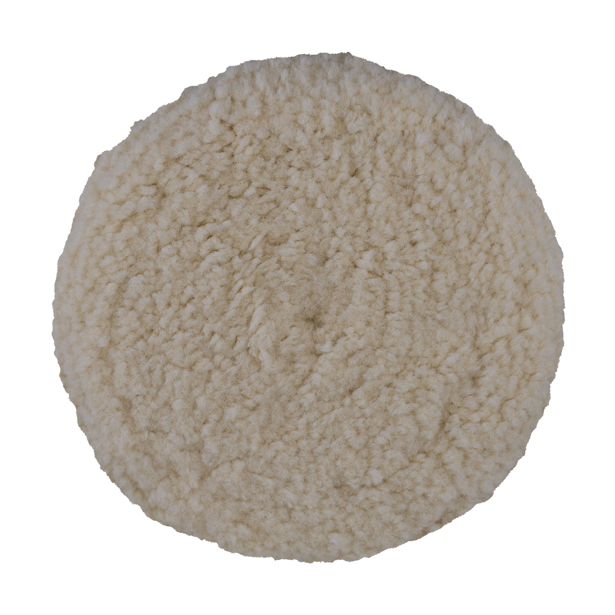 Buff and Shine 802N 8 in Double-Sided Natural Wool Cutting Pad, 1.25 in Pile