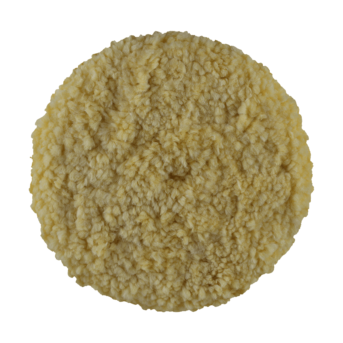 Buff and Shine 803YS 8 in Double-Sided Yellow Wool-Blend Soft-Polishing Pad