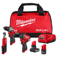 Milwaukee M12 FUEL™ 3-Tool Combo Kit — 3424-23