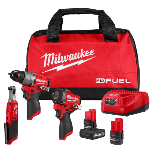 Milwaukee M12 FUEL™ 3-Tool Combo Kit — 3424-23