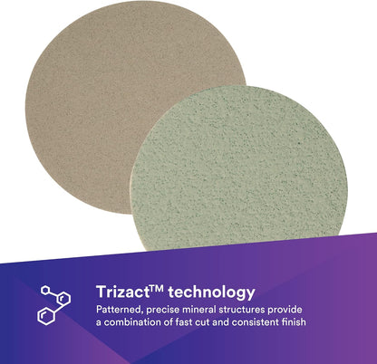 3M Trizact Hookit Foam Backing Abrasive Disc Kit, 443SA, 6" Disc, 3000/8000 Grit, 30802