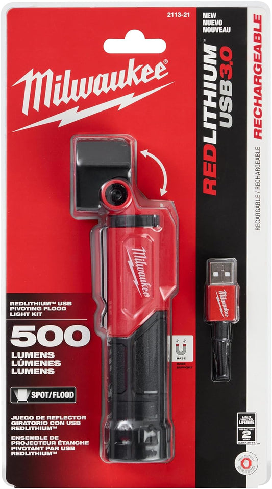 Milwaukee 2113-21 USB Rechargeable ROVER™ Pivoting Flood Light