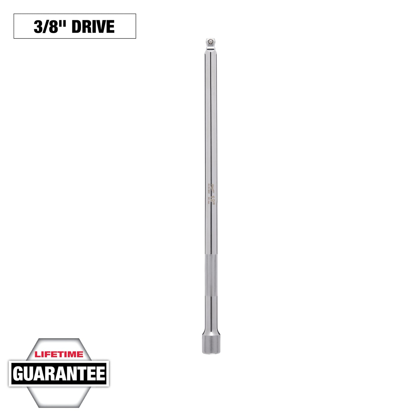 Milwaukee 3/8" Drive 12" Wobble Extension — 43-24-9207