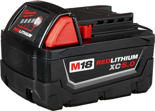 Milwaukee® M18 REDLITHIUM™ XC5.0 Impact Resistant Battery, 48-11-1850R