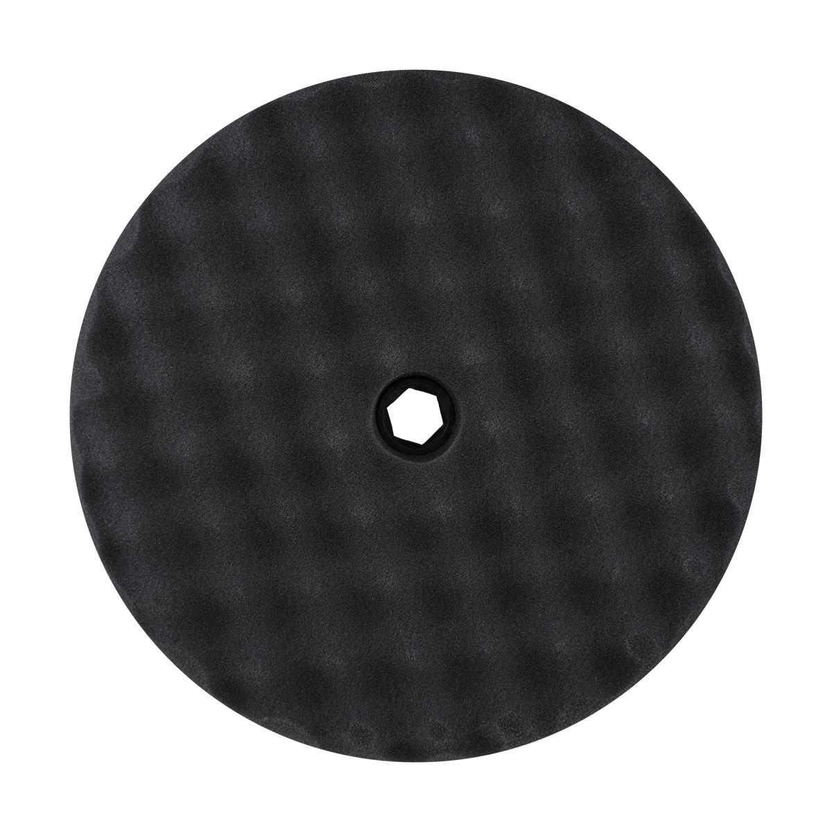 Buff and Shine 820SP 8 in Double-Sided Black Foam Snap Finishing Pad