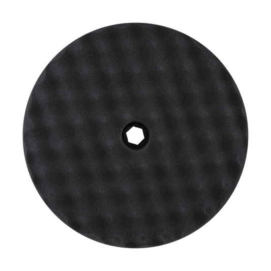 Buff and Shine 820SP 8 in Double-Sided Black Foam Snap Finishing Pad