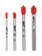 Milwaukee 4 PC Ceramic Tile and Glass Bit Set — 48-20-8988