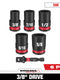 Milwaukee 6 PC SHOCKWAVE™ Impact Duty 3/8