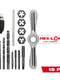 Milwaukee 15 PC SAE Tap and Die Set with HEX-LOK™ 2-in-1 Handle — 49-22-5602